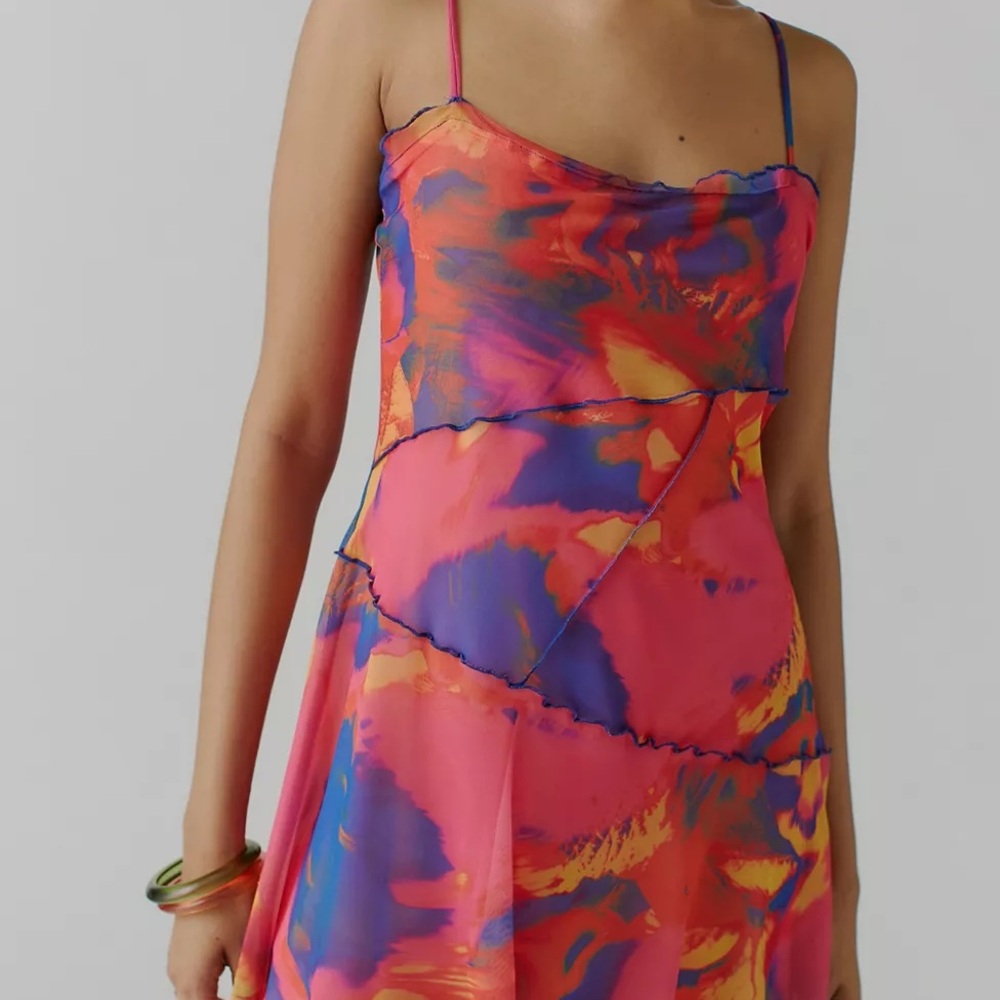 Urban Outfitters Moxie Mesh Mini Slip Dress - Picture 6 of 6
